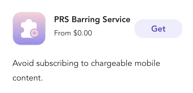 PRS Barring Service